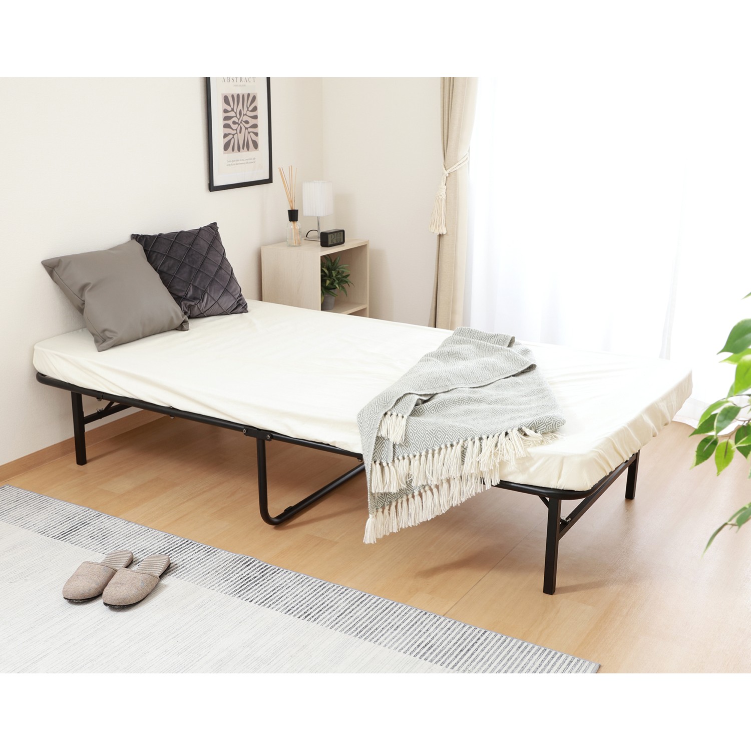 工具不要折りたたみパイプベッド easy BK | 卸売・ 問屋・仕入れの専門  