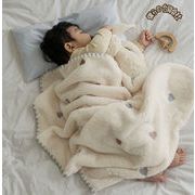 INS風　新生児ブランケット　人気ブランケ　ぺビブランケ　ビー掛け布団　ぺビグッズ　保温　90*130cm　5色