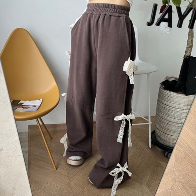 【2024春新作】韓国風レディース服　春　着痩せ　レディース　おしゃれ　ロングパンツ　パンツ