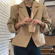 2025年INS 新作　おしゃれ　 シングルブレスト レトロ 　長袖　チェスターコート