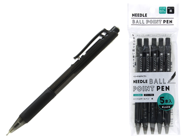 ニードルボールペン 黒 5本入 | 卸売・ 問屋・仕入れの専門サイト