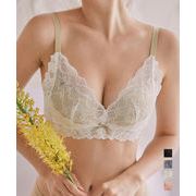 【日本倉庫即納】 レースブラジャー ノンワイヤーブラ盛れる