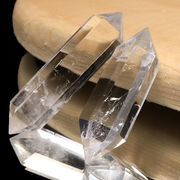 水晶　ダブルポイント　ブラジル産　約13&#12316;16g