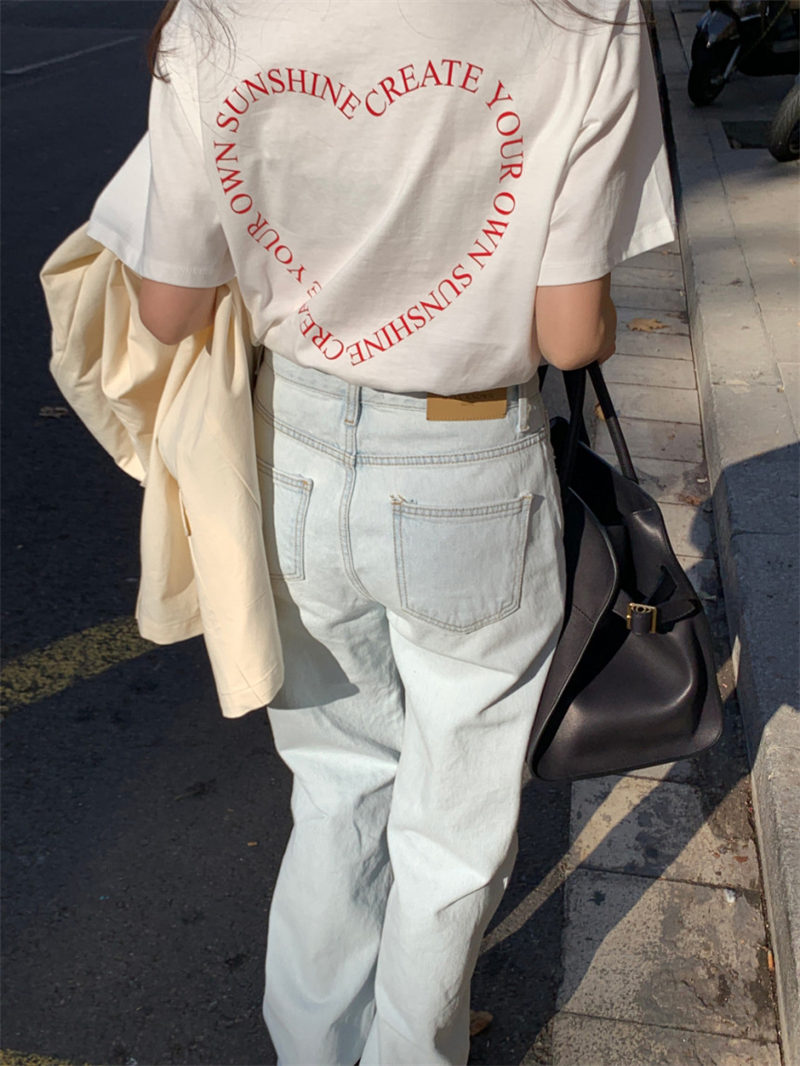 2025年INS 春新作　おしゃれ　カジュアル系  トップス  半袖Tシャツ