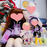 着せ替えぬいぐるみ ニドール ぬいぐるみ用 BJD 6分4分BJD 1/6yosd mdd 通用 ドール服 フード付上着