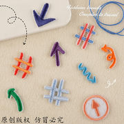 激安販売★芸DIY　アクセサリー　刺繍ワッペン　アイロンワッペン★