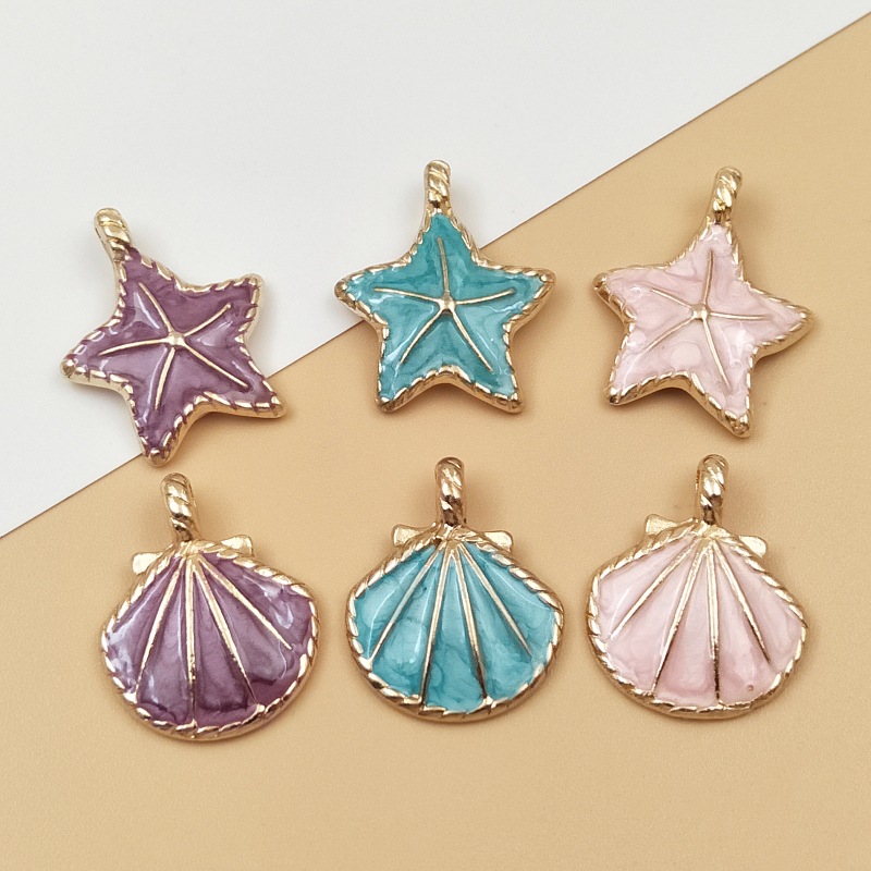 ヘアアクセサリーパーツ diyパーツ メタルパーツ 手芸材料 ハンドメイド 手作りパーツ ヒトデ