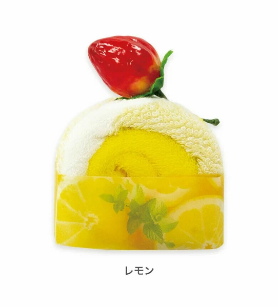 タオルケーキ ト ハンカチ ロールケーキ 【レモン】