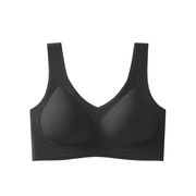高弾性ノーサイズ日本製ラテックス鋼リングなし授乳ブラジャー快適な睡眠スポーツ下着女性トレース通気性(