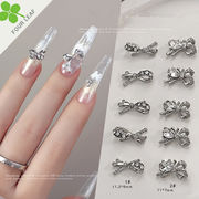 蝶結び ネイルパーツ メタルパーツ ネイル用品 ネイルアート 埋め込み DIY ハンドメイド