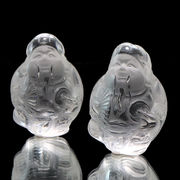 置物　水晶　おやゆび財神様　クォーツ