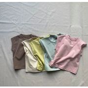 2025春夏新作 韓国風子供服  サペタ ショウイ 子供服 Tシャツ チョッキ着