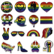 布パッチ刺繍ホットスポットクロスボーダーtemuアイロンホットメルトシュニール刺繍パッチレインボーラ