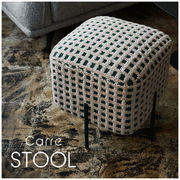 スツール/　椅子 イス チェア オットマン おしゃれ かわいい アイアン ボア チェック柄 北欧