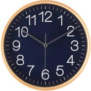 【売り切れごめん】 掛時計 プライウッド Φ28cm NV(85369) 27369