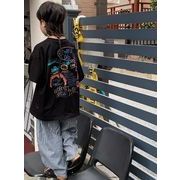 【2025夏新作】韓国風子供服★ キッズ服 ★男女兼用★半袖Tシャツ トップス  ★ カジュアル★2色 90-170cm