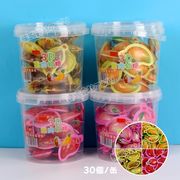 【30個/缶】果物グミ 咀嚼音 グミ 個包装 SNSで話題沸騰 ASMR 人気お菓子 ソフトキャンディ フルーツ