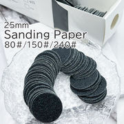 PINKY SPILIT サンディングペーパー25 100枚 直径25mm マシンビッド マシーンビッド ビッド ビット ネイル