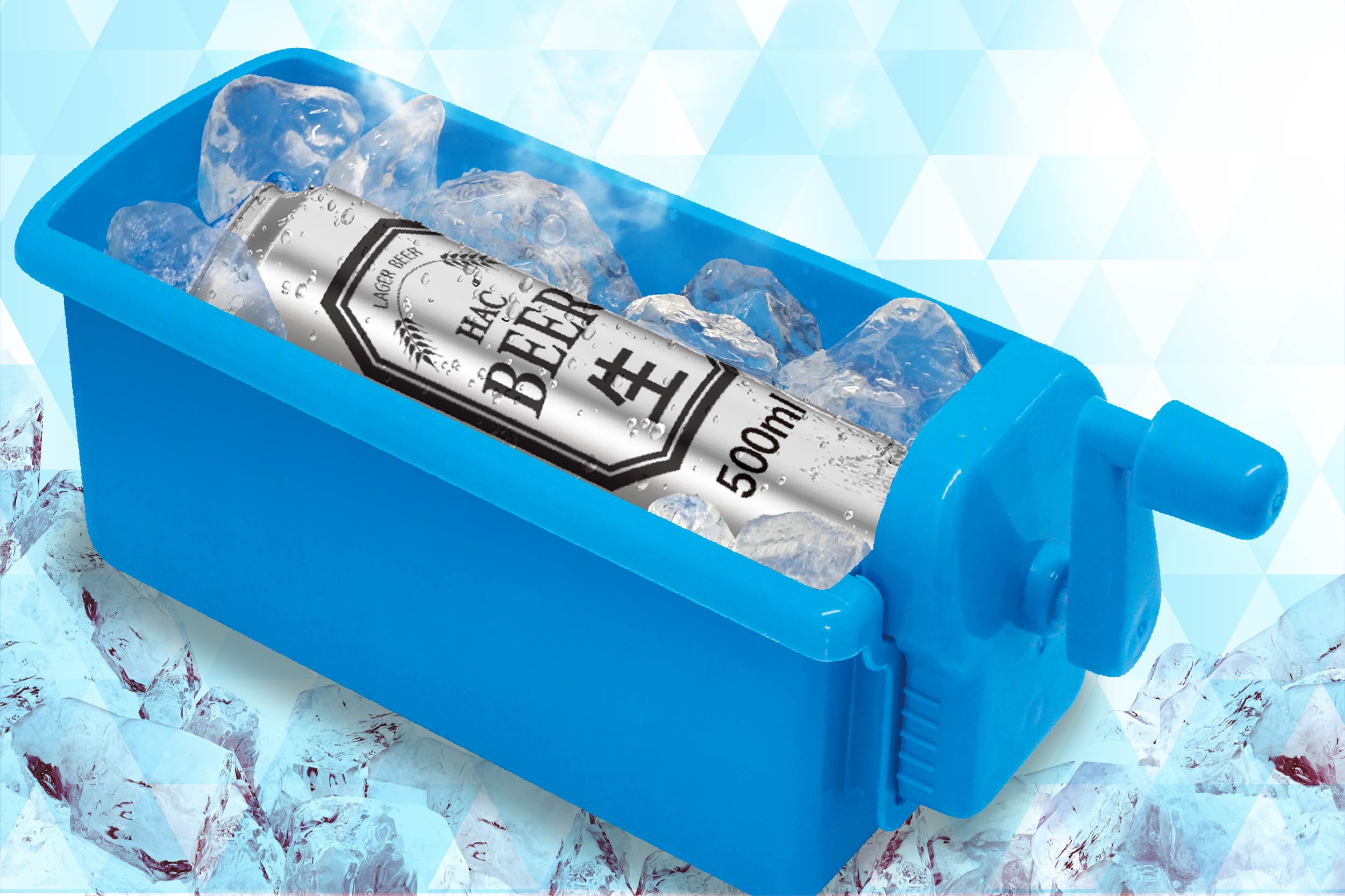 クルクル瞬間ドリンク冷却器