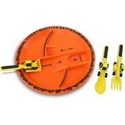 ブルドーザー食器 ショベルフォーク フォークセット ベビーフードサプリメント 子供玩具食器 プレート