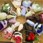 母の日ギフト パラ 3本入り 記念日 ソープフラワー 枯れないお花 シャボンフラワー 誕生日