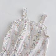 2025夏☆FLM☆女の子花柄キャミトップス＋ショートパンツ2点セット