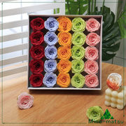 母の日ギフト パラ 25点セット 記念日 ソープフラワー 枯れないお花 シャボンフラワー 誕生日