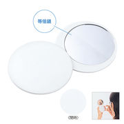 サークルスライドミラー　手鏡/持ち運び/化粧/お出かけ/旅行