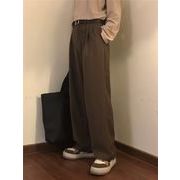 2025春秋メンズ服 シンプル おしゃれ ロングパンツ ゆったり ボトムス スラックス 2色展開[M~3XL]