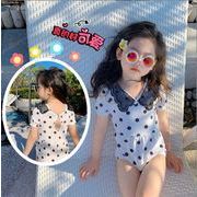 韓国風子供水着 キッズ 女の子 ベビー 子供用 オールインワン　連体水着 uvカット キッズ水着