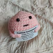 ぬいぐるみ 人形  かぎ針編み ドール ハンドメイド かわいい フルーツ ホームデコレーション 桃