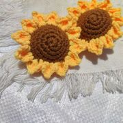 ぬいぐるみ 人形  かぎ針編み ドール ハンドメイド かわいい 野菜 ホームデコレーション ひまわり