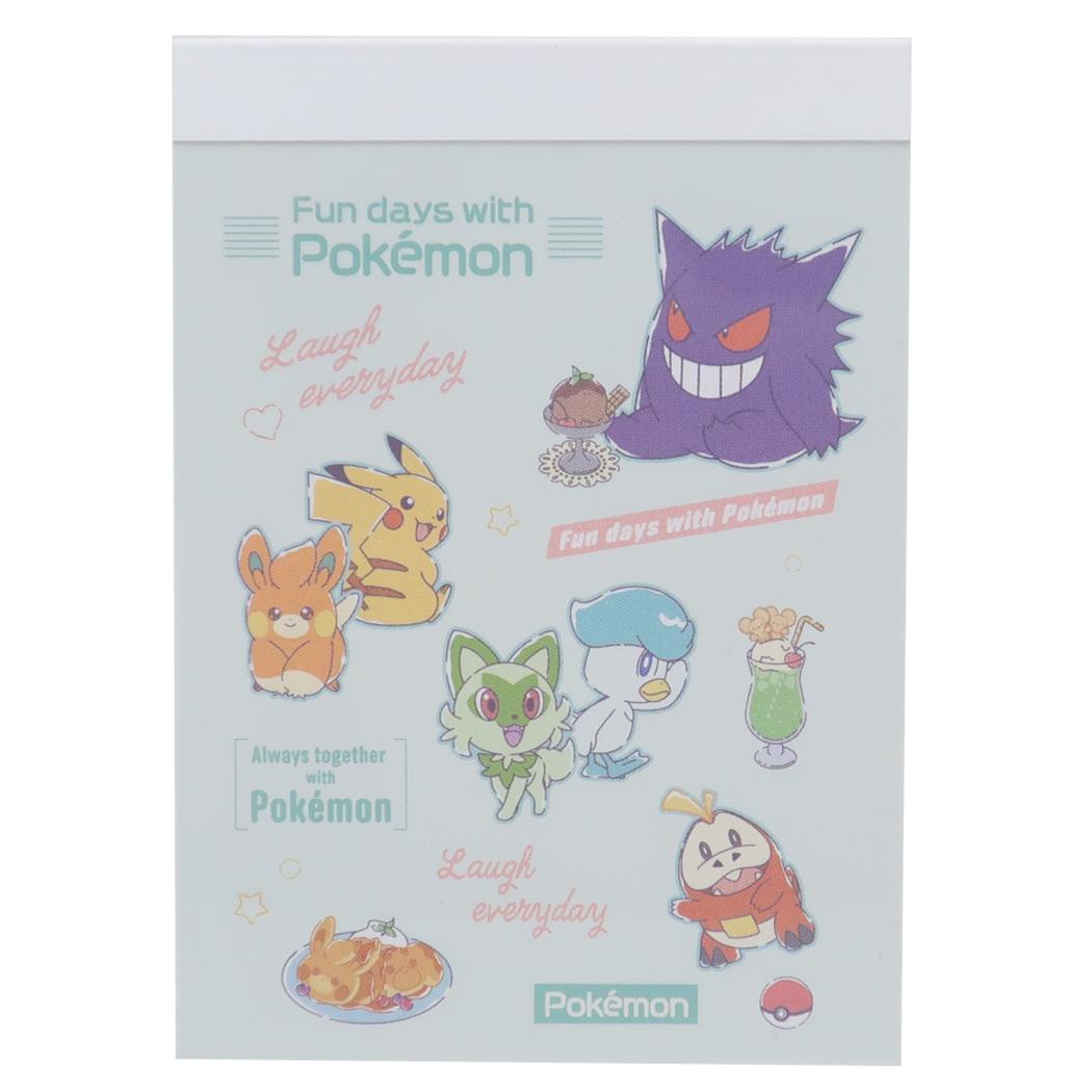 ポケットモンスター ミニミニメモ カフェロゴ整列
