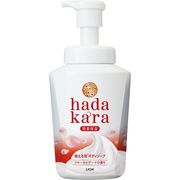 hadakara（ハダカラ）　泡で出てくるボディソープ　フローラルブーケの香り　本体 550ml