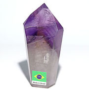 ファントムアメジスト  ポイント 置物 amethyst  紫水晶