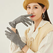 【2022秋冬新作】 手袋　フリルデザイン秋冬 手袋 暖かい