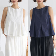 2025年INS 春夏新作　おしゃれ  chic 韓国ファッション トップス デニム タンクトップ