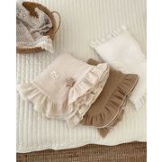 甘めレース付きガーゼケット ベビーおくるみ 4重綿ガーゼ ブランケット 抱っこ布団 寝具にも