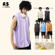 メンズ 速乾 冷感 タンクトップ 男女兼用 ノースリーブ トップス 春夏 2025新作★全4色