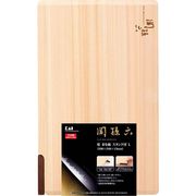 海外大人気★関孫六 桧 まな板 スタンド付 L390x240