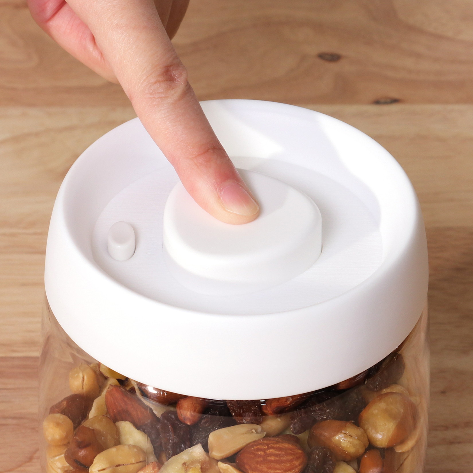 PUSH 空気が抜けるキャニスター 800ml | 卸売・ 問屋・仕入れの専門