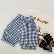 2025春夏子供服 シンプル ショートパンツ 韓国風 キッズ服 ボトムス スラックス カジパンツ [90~140cm]