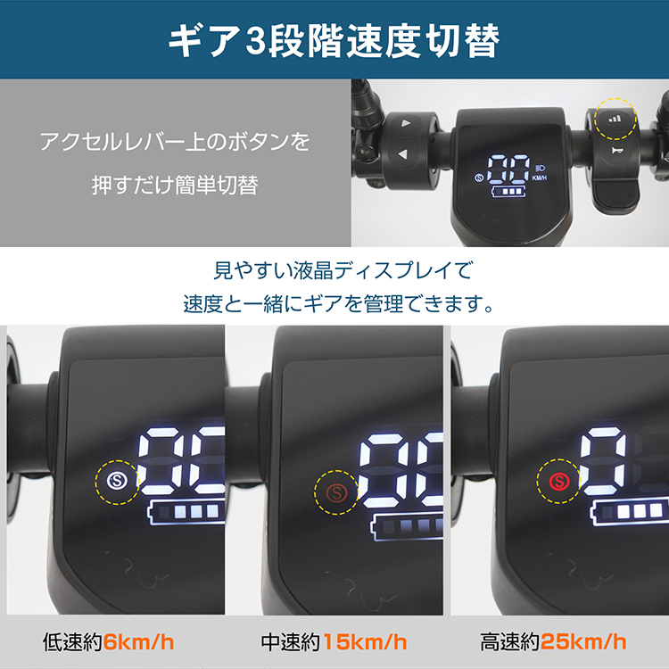 電動キックボード 公道 仕様 走行可 免許 保安部品標準装備