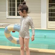 2025新品　子供服　水着　連体水着    温泉可用★S-3XL