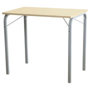 COLLEND 折りたたみスクエアテーブルHigh グレー 時代に左右されないデザインのシ