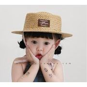 2025夏新作 人気新品 ins韓国風 子供用 帽子 麦わら帽子 50~52cm
