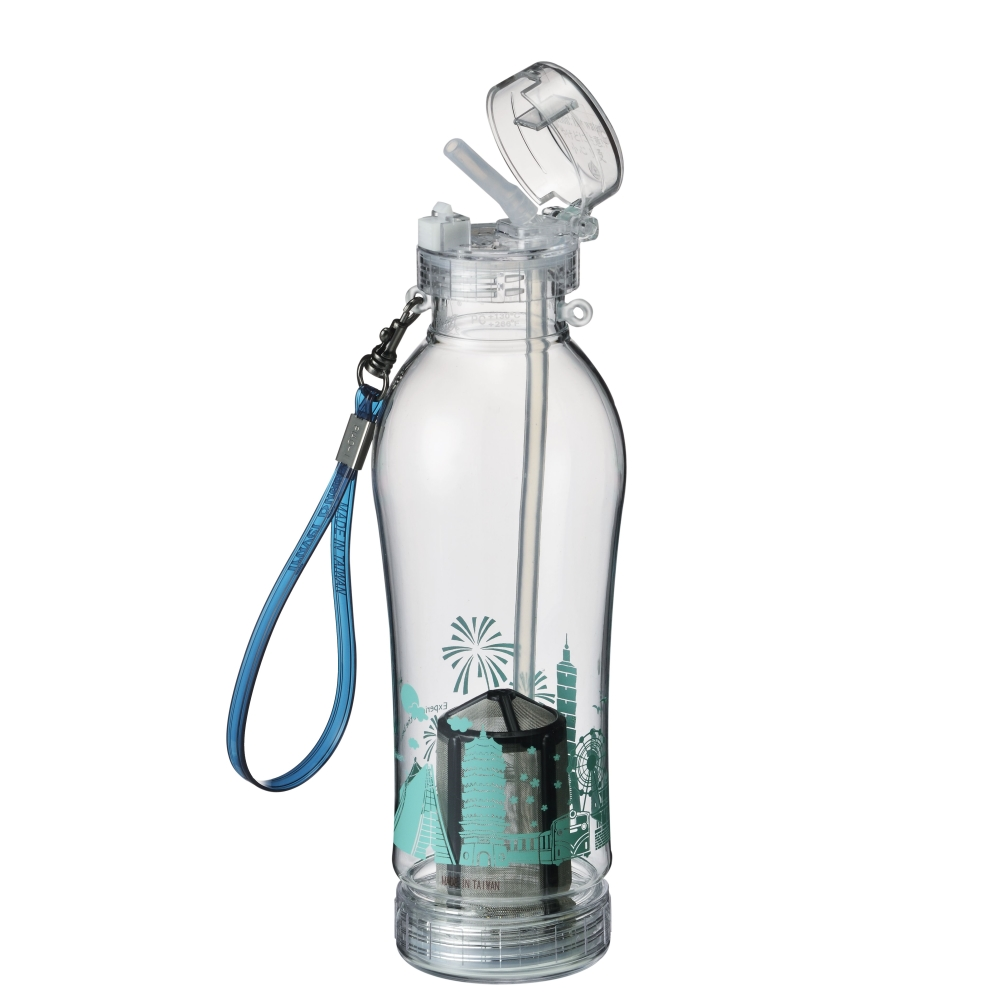 PC-553 ストロー付き 水筒 580cc タンブラー トラベルバディ【送料無料】【在庫あり】【直送可】