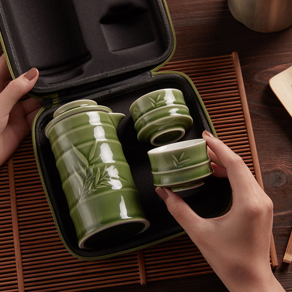 ACERA 竹君子茶器セット 3色【送料無料】【在庫あり】【直送可】