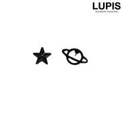 ピアス レディース スター プラネット 星 惑星 土星 ギャラクシー シンプル かわいい 小ぶり