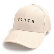 ▼MAGGIO▼【大注目の帽子アイテム】キャップコーデ女子に♪ 　YOUTH刺繍ロゴ入りキャップ（帽子）
